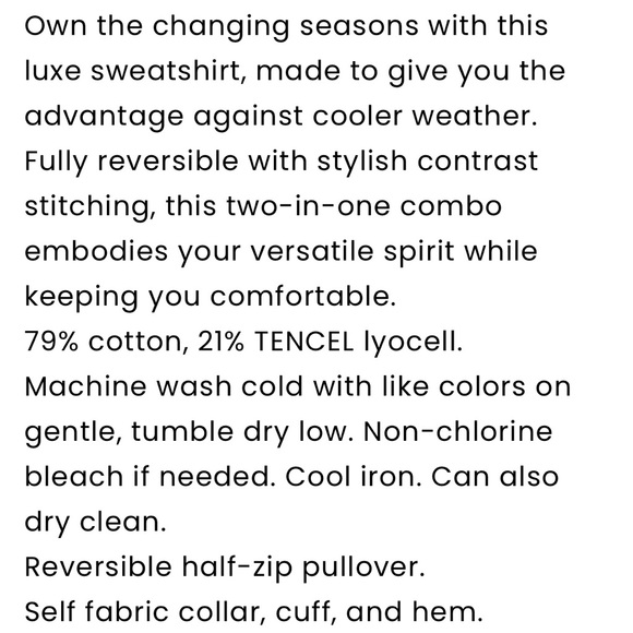 Tommy Bahama Flip Coast Reversible Quarter Zip Pullover Sweater Large - Picture 2 of 14